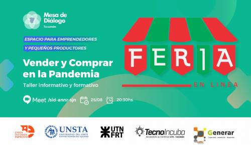 Feria en Linea - Una Iniciativa avalada por la Mesa de Diálogo Tucumán 